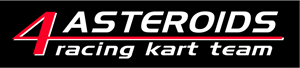4 ASTEROIDS KART RACING TEAM Logo PNG Vector