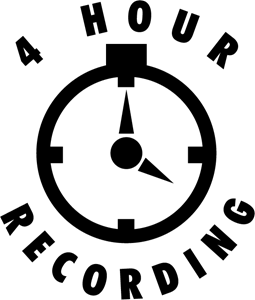 4 Hour Recording Logo Vector