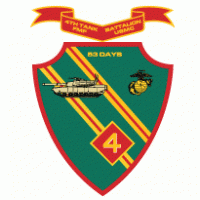 4th Tank Battalion USMCR Logo Vector