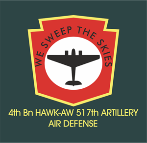 4th Bn HAWK-AW 517th Artillery Logo PNG Vector
