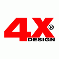 4x Design Logo PNG Vector