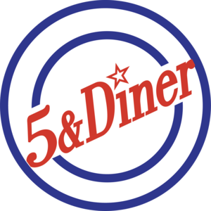 5 & Diner Logo PNG Vector