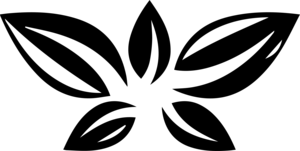 5 Flower Leaf Logo PNG Vector