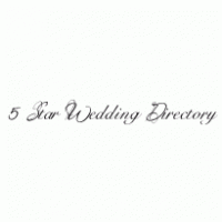 5 Star Wedding Directory Logo PNG Vector