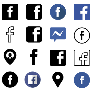 50 Facebook Icons Logo Vector