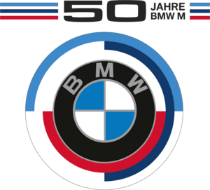 50 Jahre BMW M Logo PNG Vector