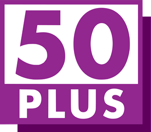 50 Plus Logo PNG Vector