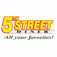 5th Street Diner Logo Vector