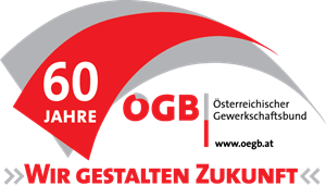 60 Jahre ÖGB Österreichischer Gewerkschaftsbund Logo PNG Vector