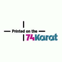 74 Karat Logo Vector