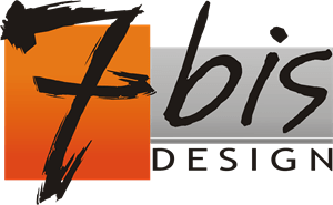 7 Bis Design Logo Vector