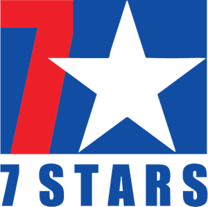 7 Stars Logo Vector