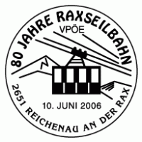 80 Jahre Raxseilbahn Reichenau an der Rax Logo PNG Vector