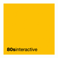 80s Interactive Logo PNG Vector