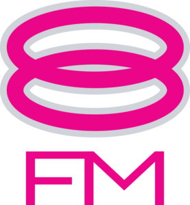 8FM radio station Logo PNG Vector