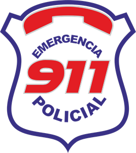 911 Emergencia Policial Logo Vector