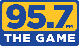95.7 the Game Logo PNG Vector