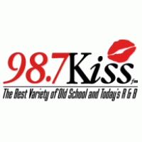 98.7 Kiss FM Logo PNG Vector