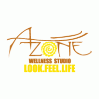 A-zone Wellness Studio Logo PNG Vector