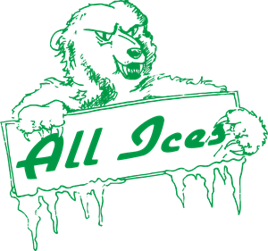 ALL ICES - Gelateria Logo Vector