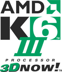 AMD K6 III Processor Logo Vector