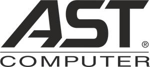 AST Computer Logo Vector