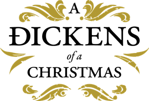 A Dickens of a Christmas Logo Vector