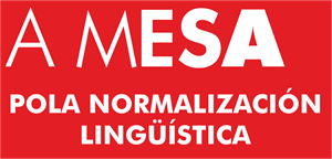 A MESA pola Normalización Lingüística Logo Vector