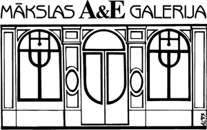 A&E Art Gallery Logo Vector