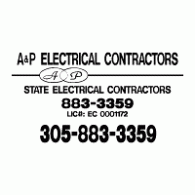 A&P Electrical Contractors Logo Vector