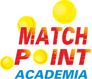 Academia Match Point de Tenis e Squash Logo Vector