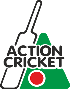 Action Cricket Logo Vector