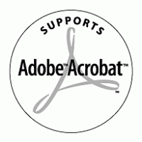 Adobe Acrobat Supports Logo PNG Vector
