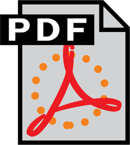 Adobe PDF Logo PNG Vector