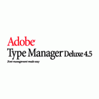 Adobe Type Manager Deluxe Logo PNG Vector