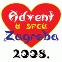 Advent u srcu Zagreba 2008 Logo Vector