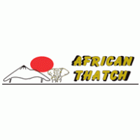 African Thatch Logo PNG Vector