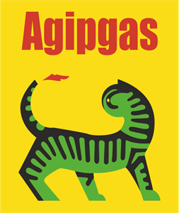 Agipgas old Logo PNG Vector