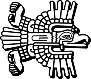Aguila Maya Logo PNG Vector