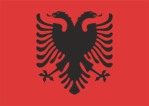 Albania flag Logo PNG Vector