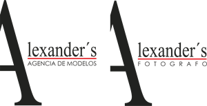 Alexander Model Agency & Fotografo Logo Vector