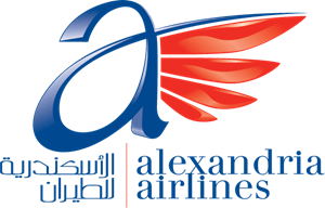 Alexandria airlines Logo Vector