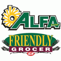 Alfa Friendly Grocer Logo PNG Vector