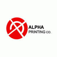 Alpha printing co. Logo Vector
