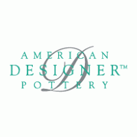 American Designer Pottery Logo Vector