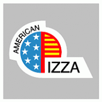 American Pizza Logo Vector