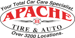 Apache Tire & Auto Logo Vector