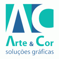 Arte & Cor Soluзхes Grбficas Logo PNG Vector