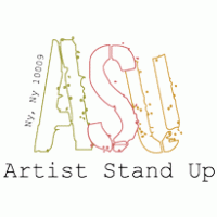 Artist Stand Up Logo PNG Vector