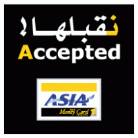 AsiaCard - Accepted Logo PNG Vector